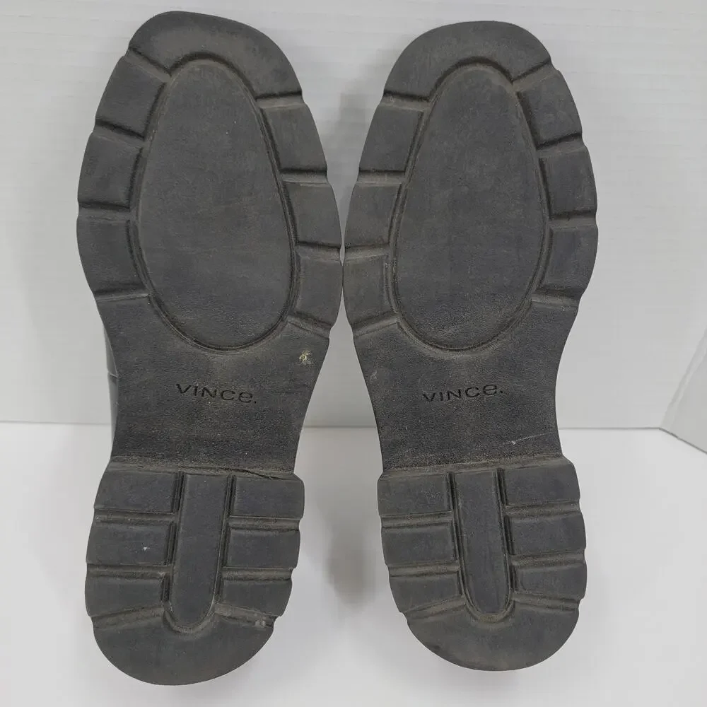 VINCE ROBIN LEATHER LOAFER, SIZE 6.5